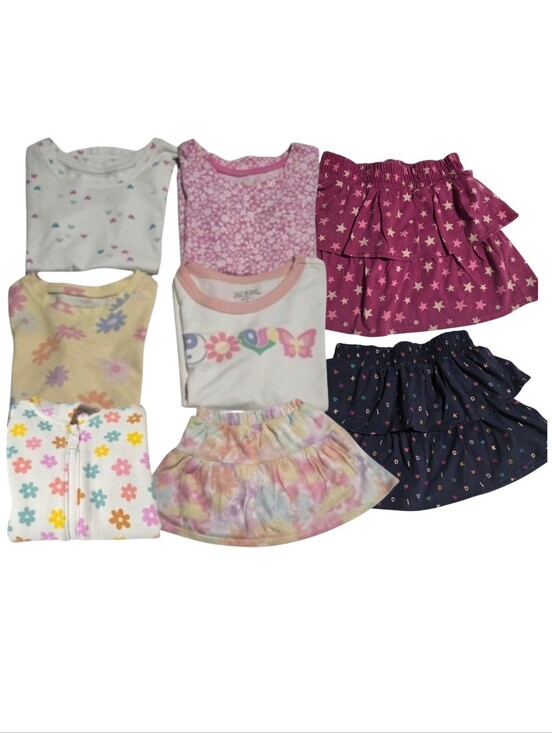 Garanimals Other - 5T Girls' Colorful Hoodie, Tops And Skirts Bundle - 8 Items